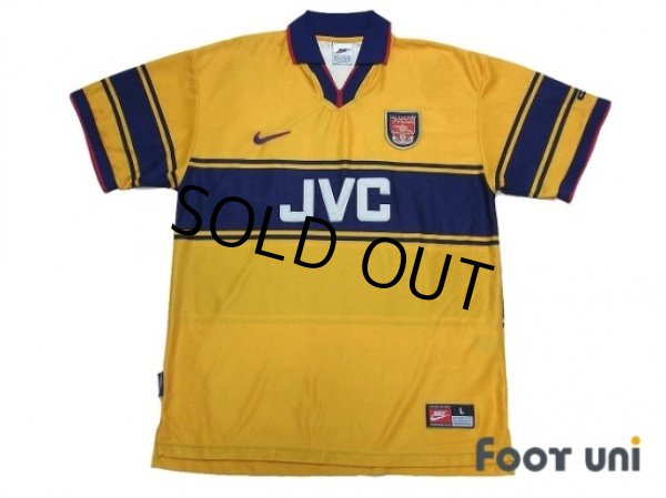 Photo1: Arsenal 1997-1999 Away Shirt #10 Bergkamp (1)