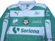 Photo3: Santos Laguna 2015-2016 Home L/S Shirt w/tags (3)