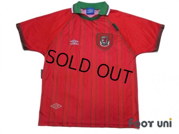 Photo1: Wales 1994-1996 Home Shirt (1)