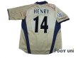 Photo2: Arsenal 2001-2002 Away Shirt #14 Henry Champions League Patch/Badge (2)