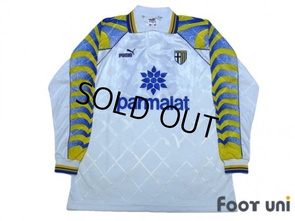 Photo1: Parma 1995-1997 Home Long Sleeve Shirt #10 Zola (1)