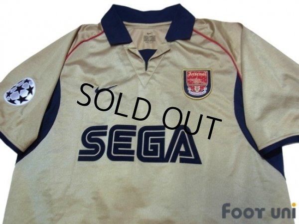 Photo3: Arsenal 2001-2002 Away Shirt #14 Henry Champions League Patch/Badge (3)