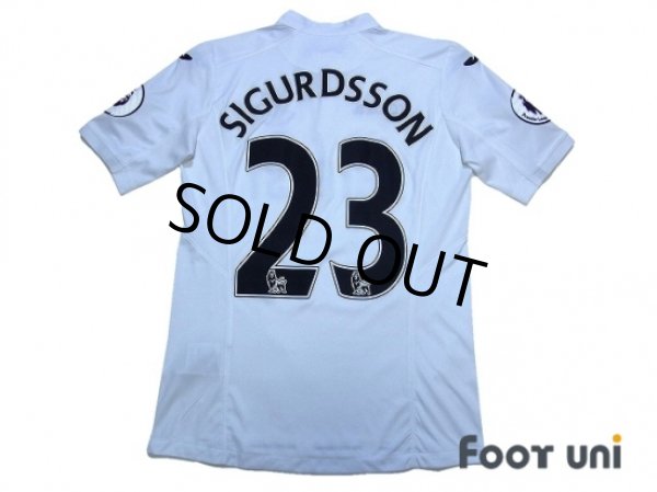 Photo2: Swansea City 2016-2017 Home Shirt #23 Sigurdsson Premier League Patch/Badge (2)