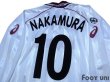 Photo4: Reggina 2002-2003 Away Long Sleeve Shirt #10 Nakamura Lega Calcio Patch/Badge (4)