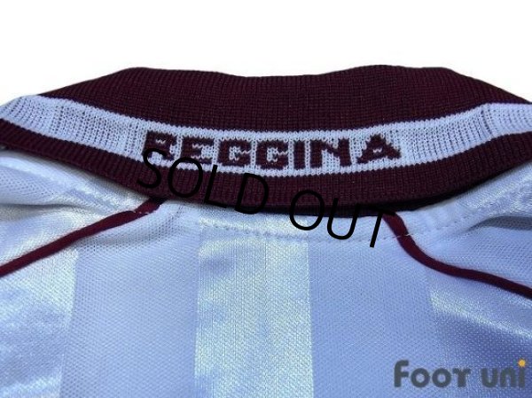 Photo7: Reggina 2002-2003 Away Long Sleeve Shirt #10 Nakamura Lega Calcio Patch/Badge (7)