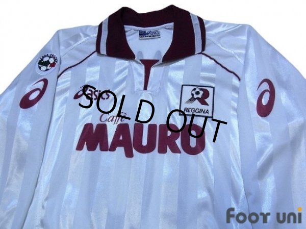 Photo3: Reggina 2002-2003 Away Long Sleeve Shirt #10 Nakamura Lega Calcio Patch/Badge (3)
