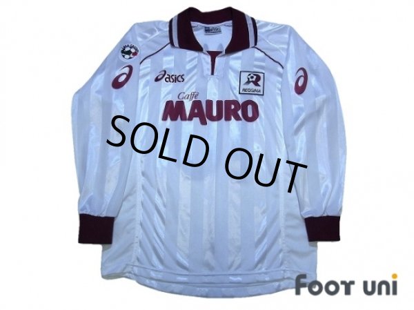 Photo1: Reggina 2002-2003 Away Long Sleeve Shirt #10 Nakamura Lega Calcio Patch/Badge (1)