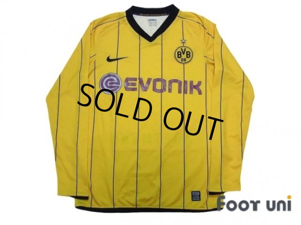 Photo1: Borussia Dortmund 2008-2009 Home Authentic L/S Shirt (1)