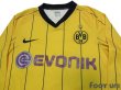 Photo3: Borussia Dortmund 2008-2009 Home Authentic L/S Shirt (3)