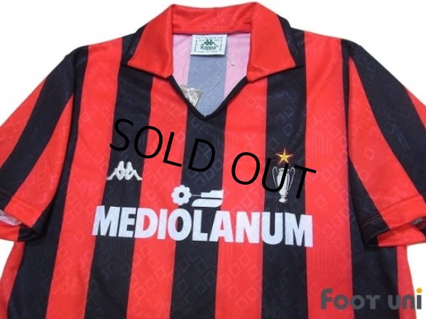 Photo3: AC Milan 1989-1990 Home Reprint Shirt #10 w/tags (3)