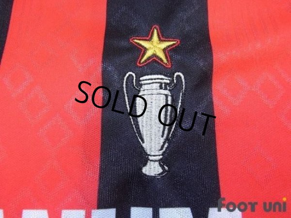 Photo6: AC Milan 1989-1990 Home Reprint Shirt #10 w/tags (6)