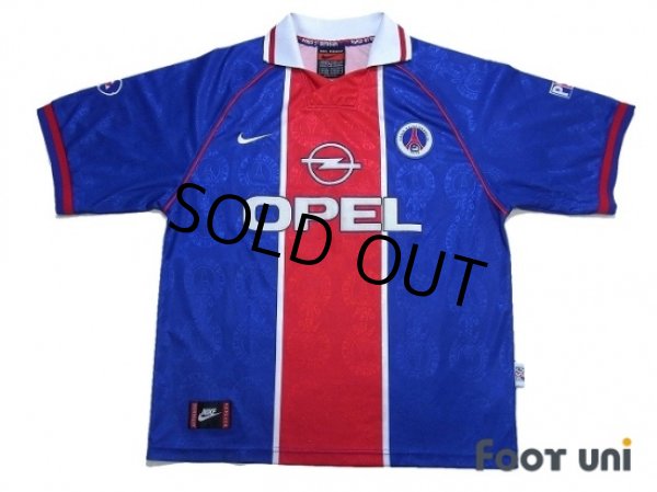 Photo1: Paris Saint Germain 1996-1997 Home Shirt (1)