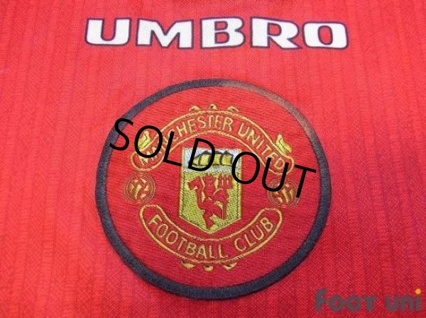 Photo5: Manchester United 1996-1998 Home Long Sleeve Shirt (5)