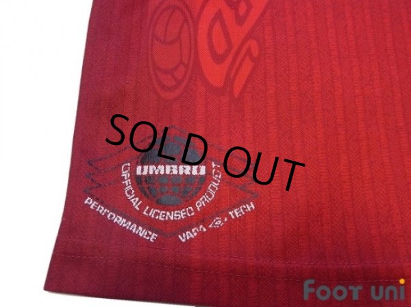 Photo6: Manchester United 1996-1998 Home Long Sleeve Shirt (6)