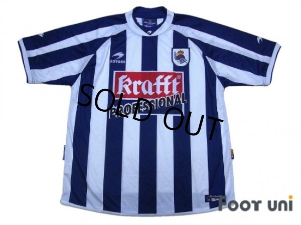 Photo1: Real Sociedad 2002-2003 Home Shirt (1)