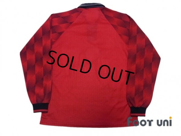 Photo2: Manchester United 1996-1998 Home Long Sleeve Shirt (2)