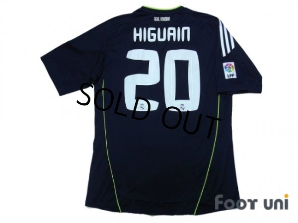 Photo2: Real Madrid 2010-2011 Away Shirt #20 Higuain LFP Patch/Badge (2)
