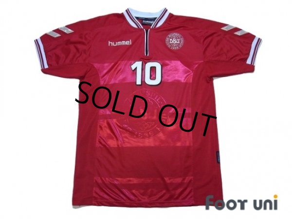 Photo1: Denmark 2000 Home Shirt #10 M.Laudrup  (1)