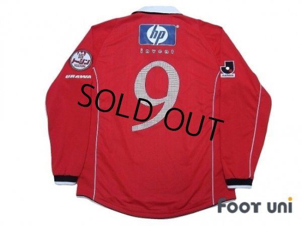 Photo2: Urawa Reds 2003 Home L/S Shirt #9 (2)