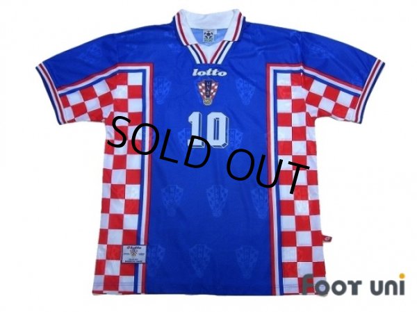 Photo1: Croatia 1998 Away Shirt #10 Boban (1)