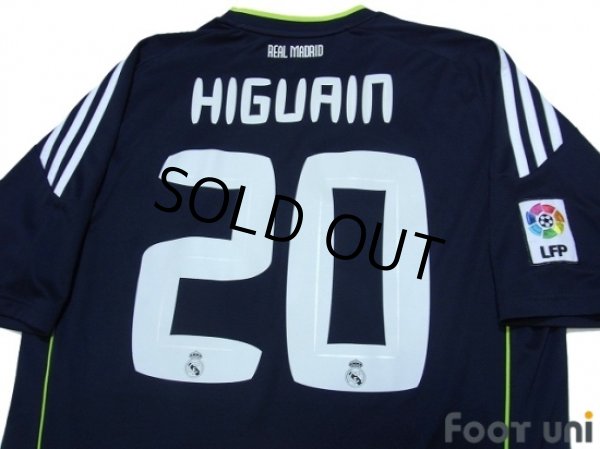 Photo4: Real Madrid 2010-2011 Away Shirt #20 Higuain LFP Patch/Badge (4)