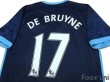 Photo4: Manchester City 2015-2016 Away Shirt #17 De Bruyne (4)