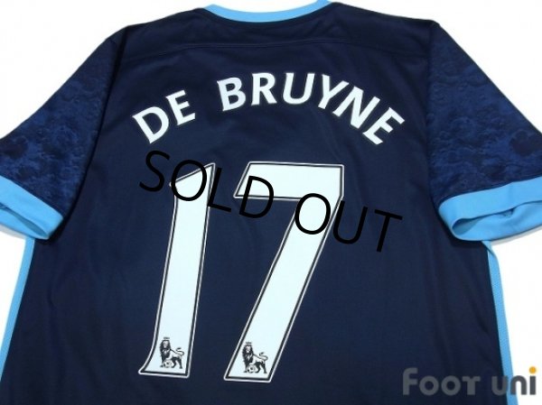 Photo4: Manchester City 2015-2016 Away Shirt #17 De Bruyne (4)