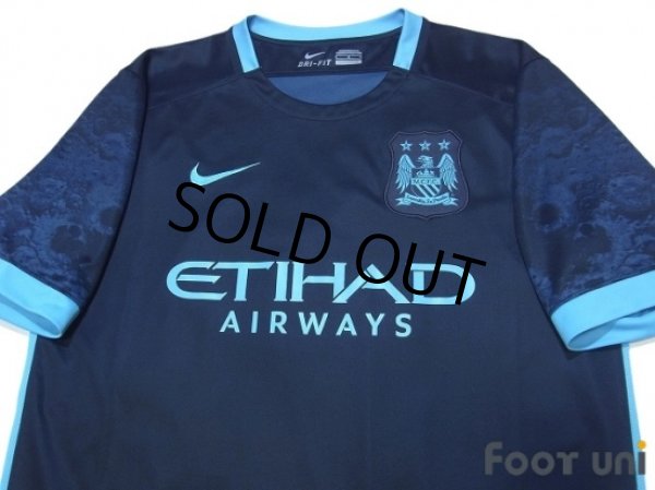 Photo3: Manchester City 2015-2016 Away Shirt #17 De Bruyne (3)