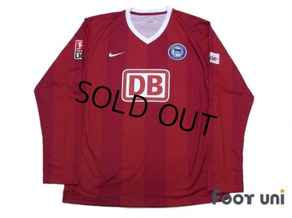 Photo1: Hertha Berlin 2007-2008 Away Player Long Sleeve Shirt #9 Pantelic Bundesliga Patch/Badge (1)