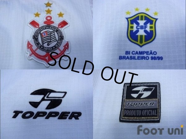Photo6: Corinthians 2000-2001 Home Shirt #9 (6)