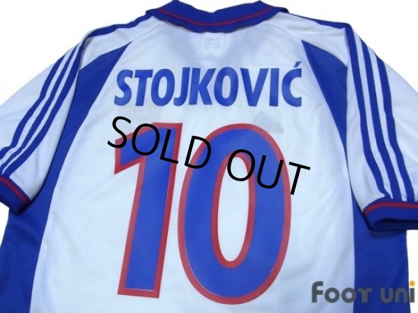 Photo5: Yugoslavia 2000 Away Shirt and Shorts Set #10 Stojkovic (5)