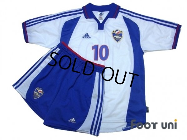 Photo1: Yugoslavia 2000 Away Shirt and Shorts Set #10 Stojkovic (1)