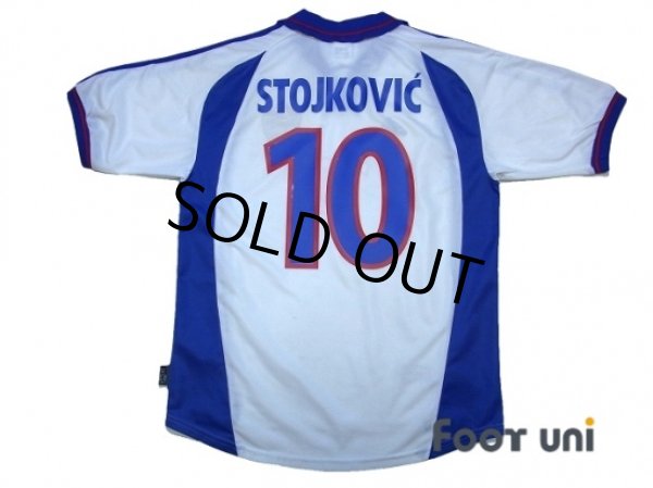 Photo3: Yugoslavia 2000 Away Shirt and Shorts Set #10 Stojkovic (3)