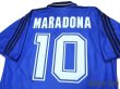 Photo4: Argentina 1994 Away Shirt #10 Maradona (4)