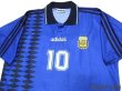 Photo3: Argentina 1994 Away Shirt #10 Maradona (3)