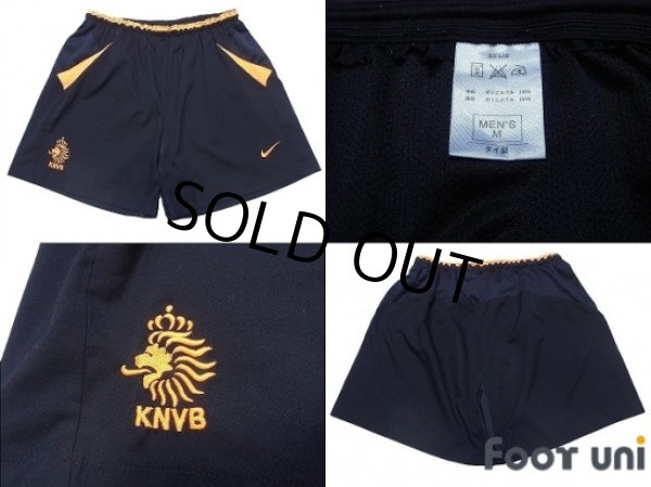 Photo6: Netherlands 2002 Home Shirt and Shorts Set #10 Van Der Vaart (6)