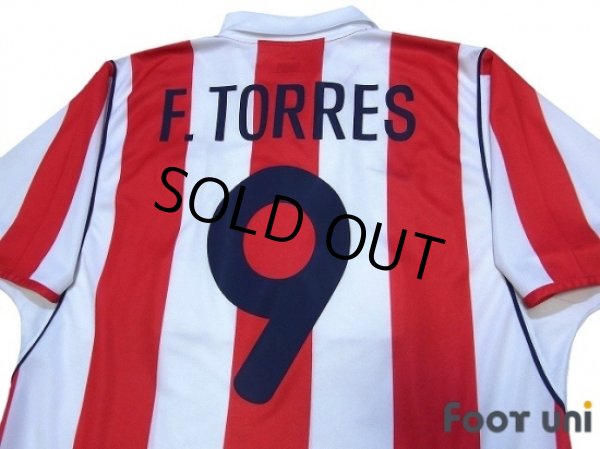 Photo4: Atletico Madrid 2001-2002 Home Shirt #9 F.Torres (4)