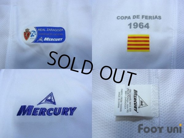 Photo6: Real Zaragoza 2007-2008 Home 75th anniversary Shirt LFP Patch/Badge w/tags (6)