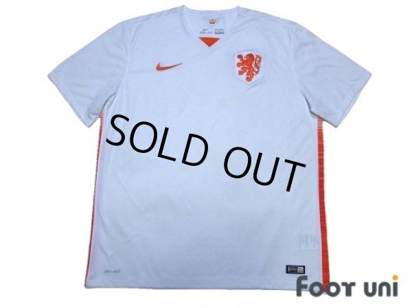Photo1: Netherlands 2015 Away Shirt (1)