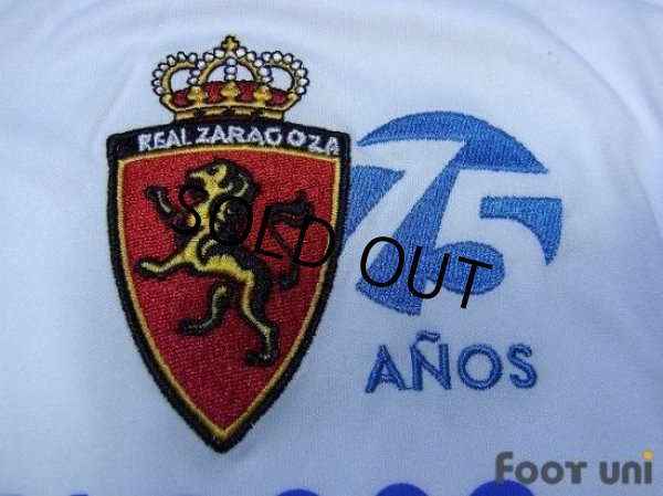 Photo5: Real Zaragoza 2007-2008 Home 75th anniversary Shirt LFP Patch/Badge w/tags (5)