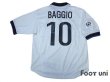 Photo2: Inter Milan 1998-1999 Away Shirt #10 Baggio Lega Calcio Patch/Badge (2)