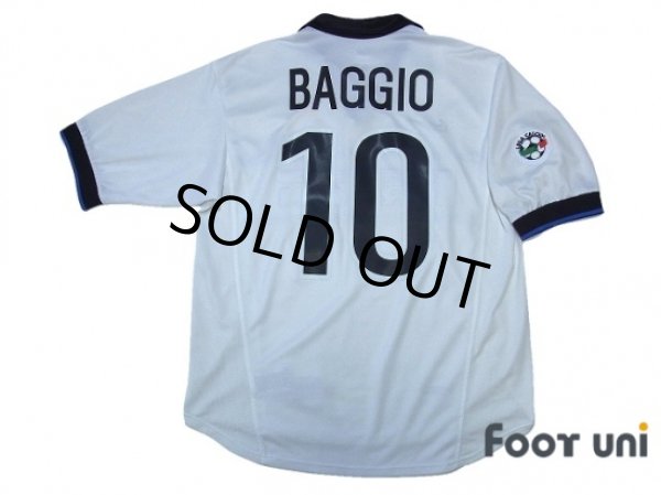 Photo2: Inter Milan 1998-1999 Away Shirt #10 Baggio Lega Calcio Patch/Badge (2)