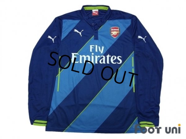 Photo1: Arsenal 2014-2015 3RD Long Sleeve Shirt #11 Ozil (1)