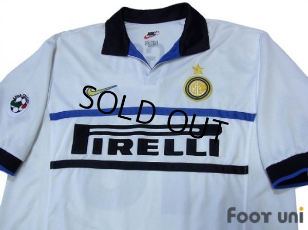 Photo3: Inter Milan 1998-1999 Away Shirt #10 Baggio Lega Calcio Patch/Badge (3)