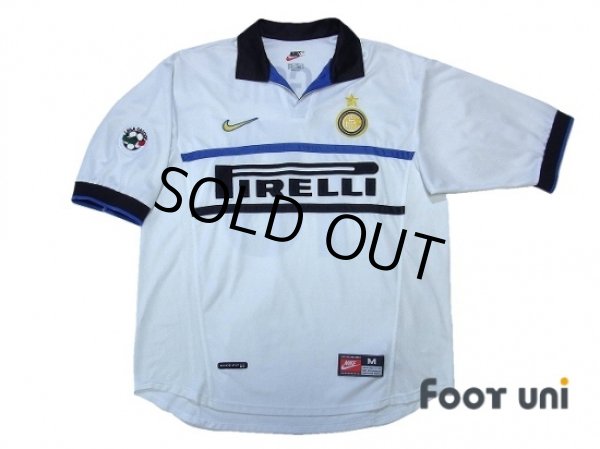 Photo1: Inter Milan 1998-1999 Away Shirt #10 Baggio Lega Calcio Patch/Badge (1)