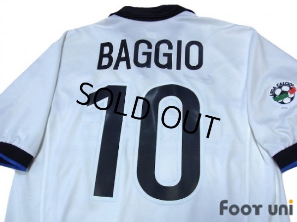 Photo4: Inter Milan 1998-1999 Away Shirt #10 Baggio Lega Calcio Patch/Badge (4)