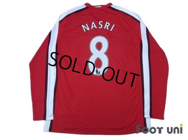 Arsenal 2008-2010 Home Long Sleeve Shirt #8 Nasri nike