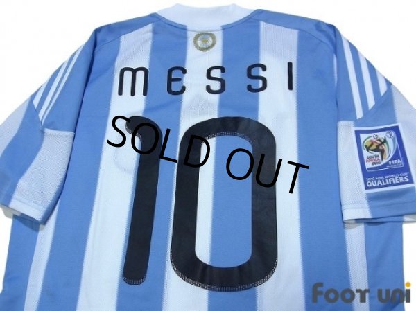 Photo4: Argentina 2010 Home Shirt #10 Messi 2010 South Africa FIFA World Cup Patch/Badge (4)