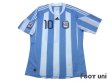 Photo1: Argentina 2010 Home Shirt #10 Messi 2010 South Africa FIFA World Cup Patch/Badge (1)