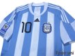 Photo3: Argentina 2010 Home Shirt #10 Messi 2010 South Africa FIFA World Cup Patch/Badge (3)